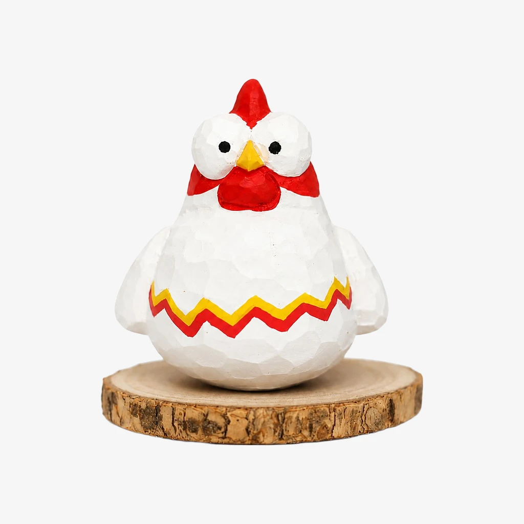 Figuritas de animales de madera talladas a mano