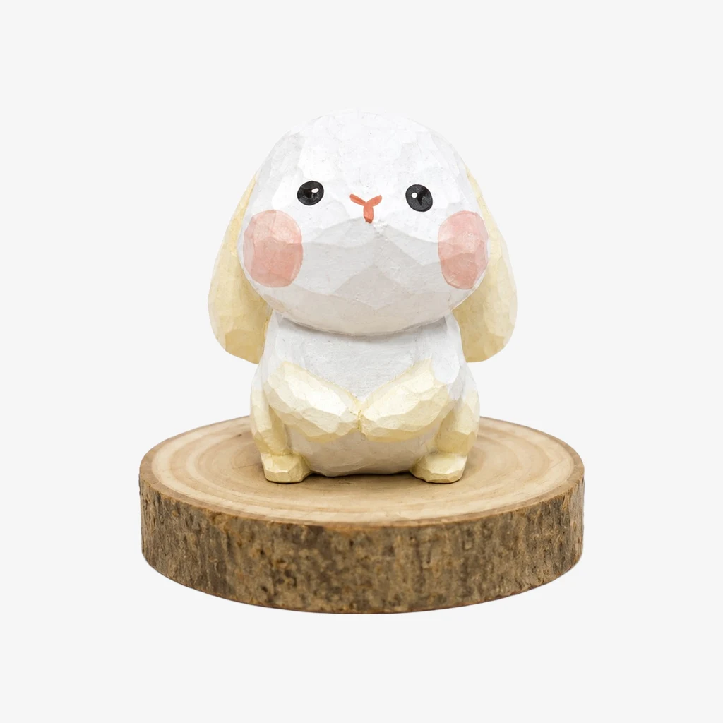 Figuritas de animales de madera talladas a mano
