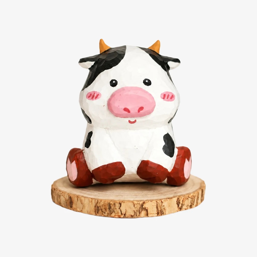 Figuritas de animales de madera talladas a mano