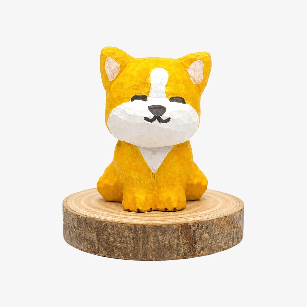 Figuritas de animales de madera talladas a mano