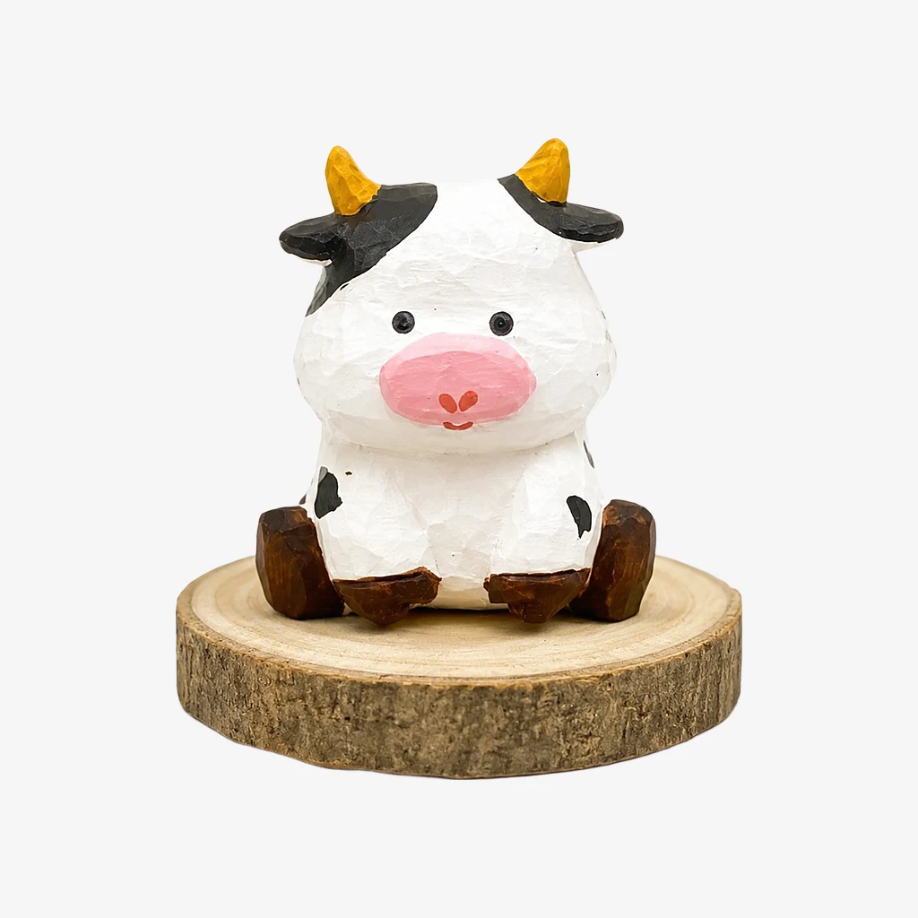 Figuritas de animales de madera talladas a mano