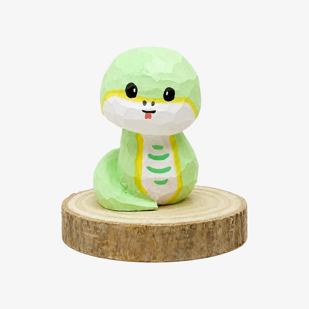 Figuritas de animales de madera talladas a mano