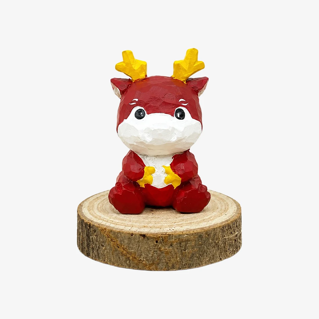 Figuritas de animales de madera talladas a mano