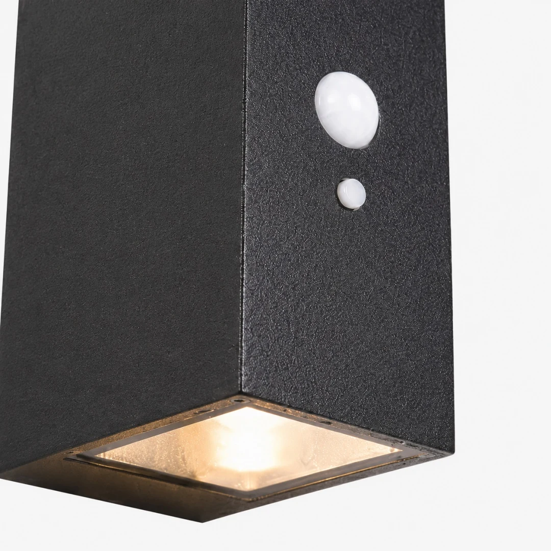 Stile verticale con sensore e paralume in vetro inferiore