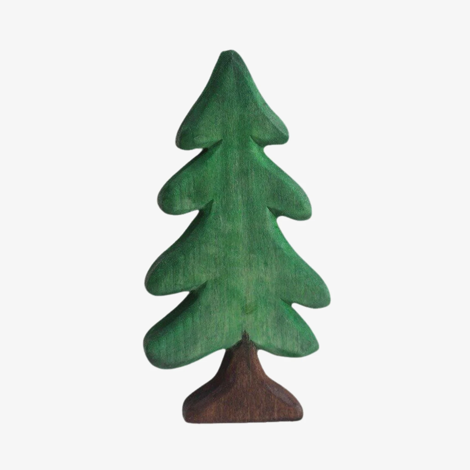 Adorno de madera de pino verde