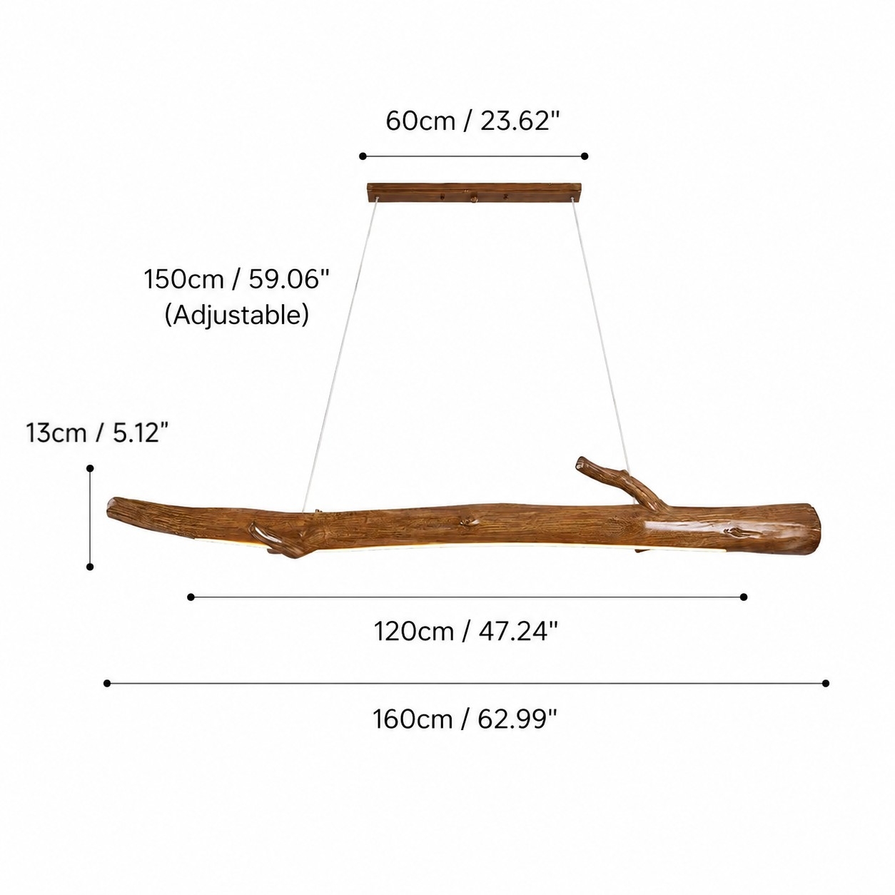 160 cm Größendiagramm