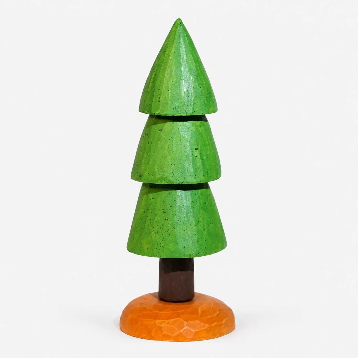 Immagine rappresentativa del prodotto per l'ornamento in legno di pino, disponibile in versione piccola e grande.